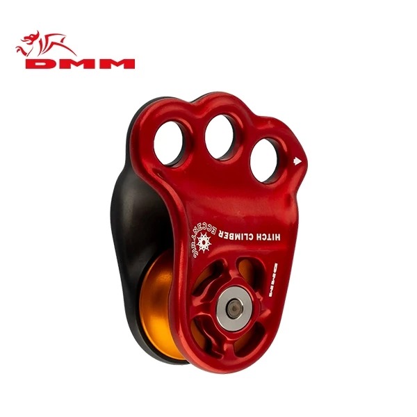 DMM Hitch Climber Eccentric 高效率三孔偏軸滑輪 紅色