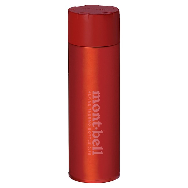 mont-bell  0.75L保溫瓶 ALPINE THERMO BOTTLE 鮮紅 MONTBELL