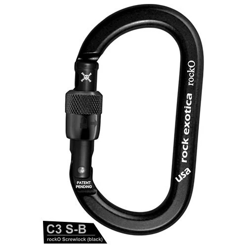 Rock Exotica rockO Screw-Lock O型手動螺旋鎖鉤環 手轉鎖 O環