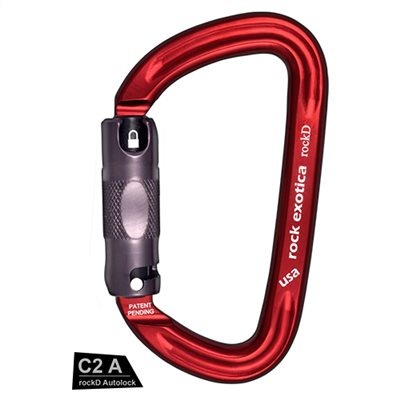Rock Exotica rockD Auto-Lock D形三段下拉鎖鉤環 三段鎖 D環