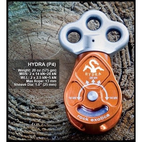  Rock Exotica 三孔萬向轉軸滑輪 HYDRA Pulley