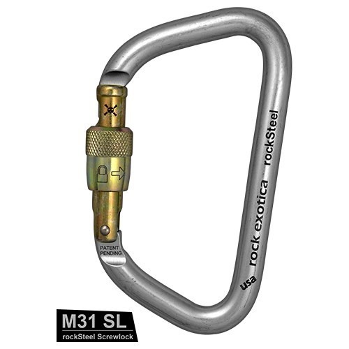 Rock Exotica rockSteel Screw 手動鎖鋼勾環 鋼扣 鋼鉤 鉤環
