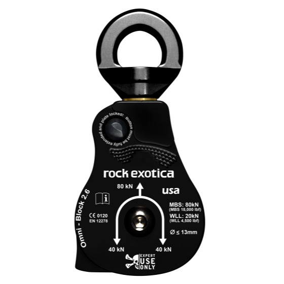 Rock Exotica 萬向轉軸單滑輪 Omni-Block 2.6