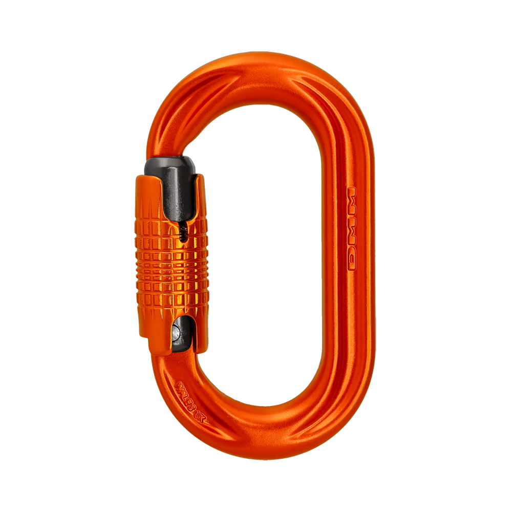 DMM PerfectO Locking Locksafe 鋁合金O形三段鎖鉤環 橘 攀樹