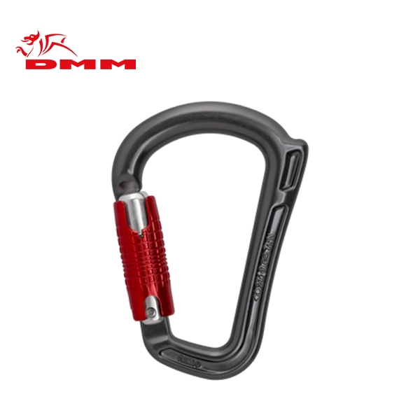 DMM Rhino Kwiklock 鋁合金二段鎖鉤環 鈦色 兩段鎖 梨形 D環