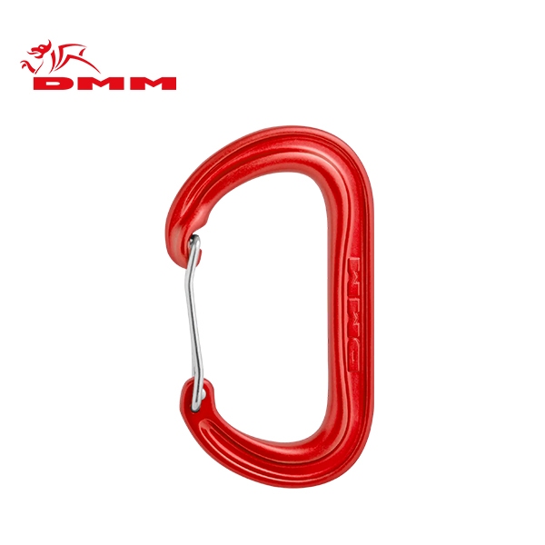 DMM WallDO 鋁合金無鎖鉤環 快扣 紅色