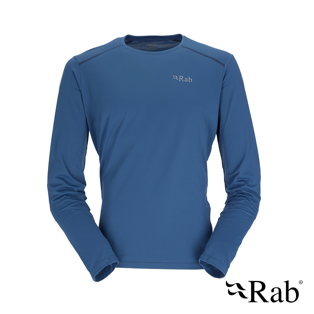 RAB Force LS Tee 夜落藍 長袖透氣排汗衣 男款