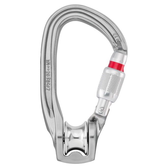 PETZL 手動上鎖 滑輪鉤環 ROLLCLIP Z 手轉鎖SCREW-LOCK Pulleys