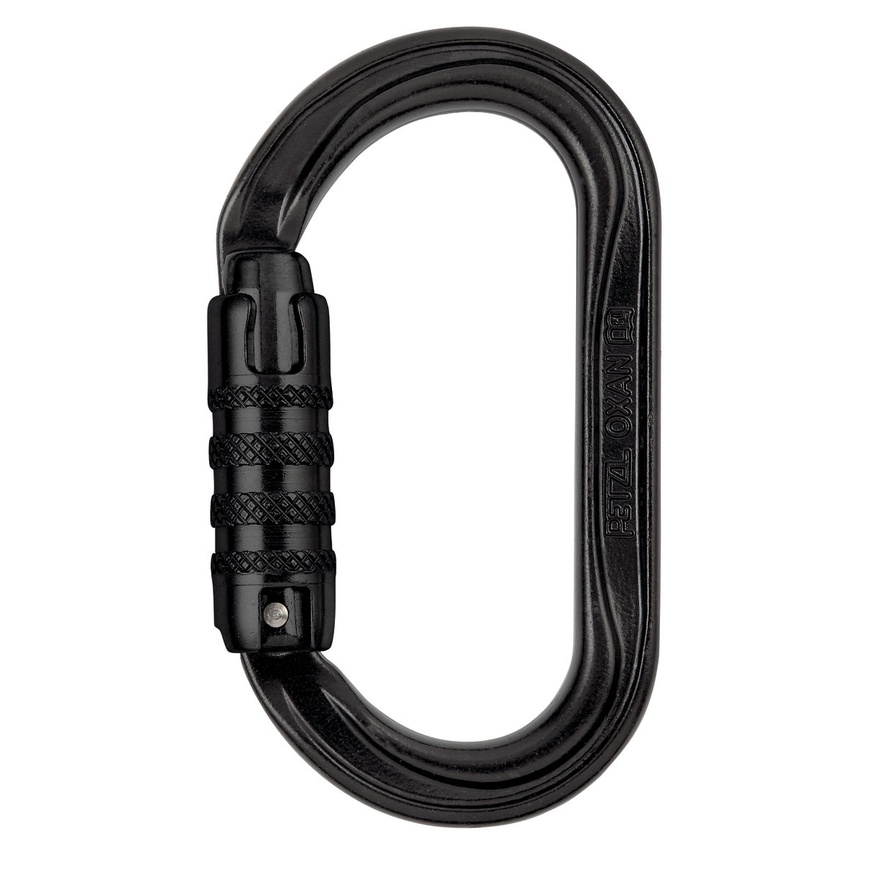 PETZL OXAN TRIACT-LOCK (黑) 鉤環 勾環 CONNECTORS 鈎環 鋼扣  三段鎖