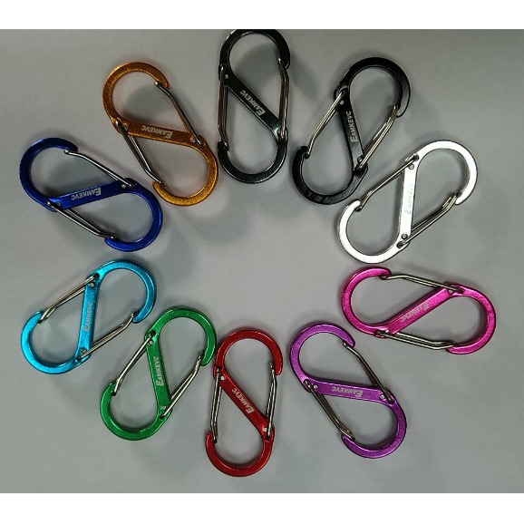 5號鋁合金八字扣 (5入) 8字扣 登山扣 顏色隨機