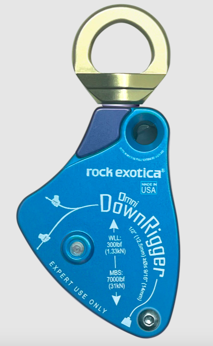 Rock Exotica DownRigger 下降器 滑輪 下放 萬向轉軸