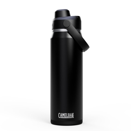 CamelBak保溫瓶 750ml Thrive™ Chug 不鏽鋼彈蓋運動水壺(保冰)  濃黑
