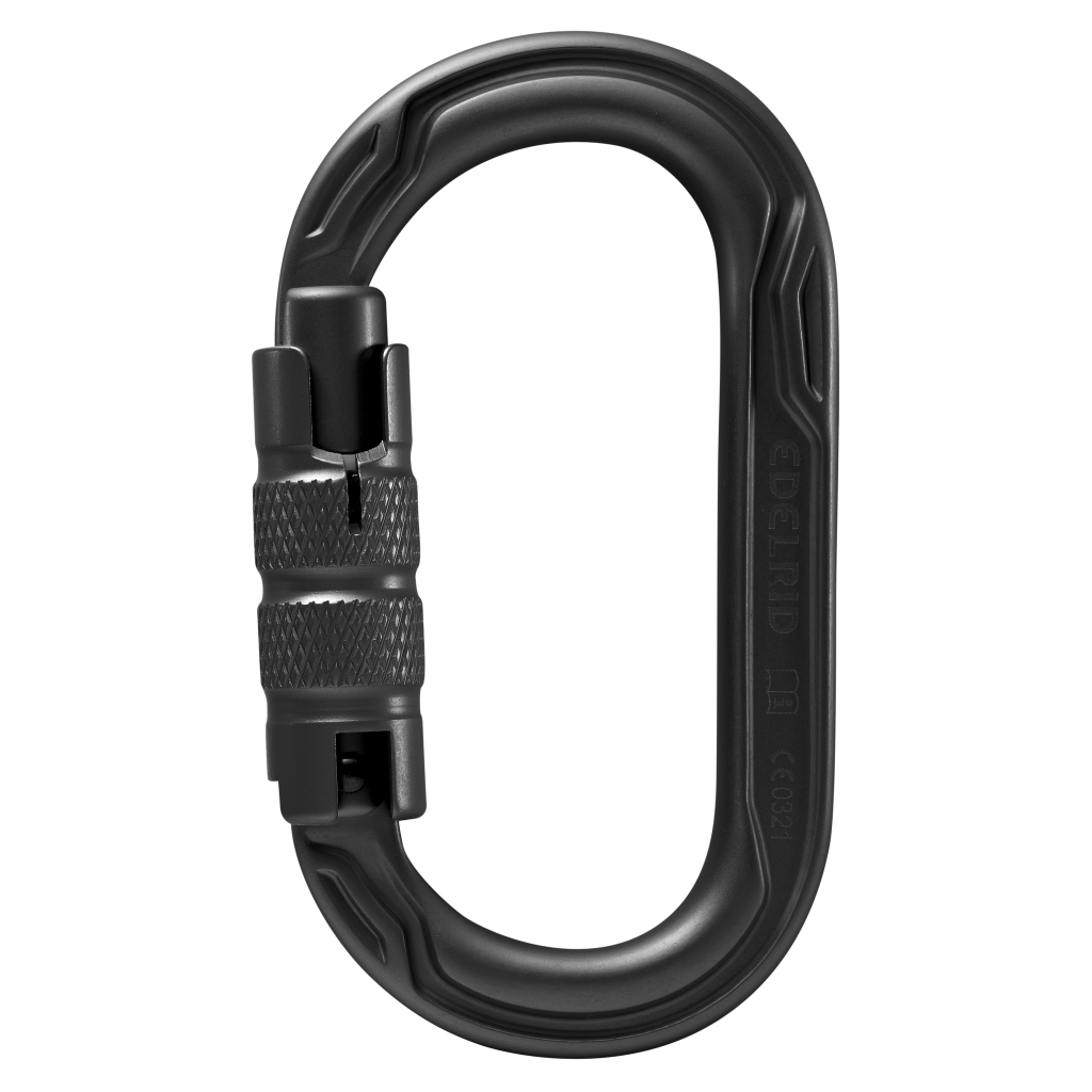 德國 Edelrid OVAL POWER 2500 TRIPLE 鉤環 O環 三段鎖鉤環 黑