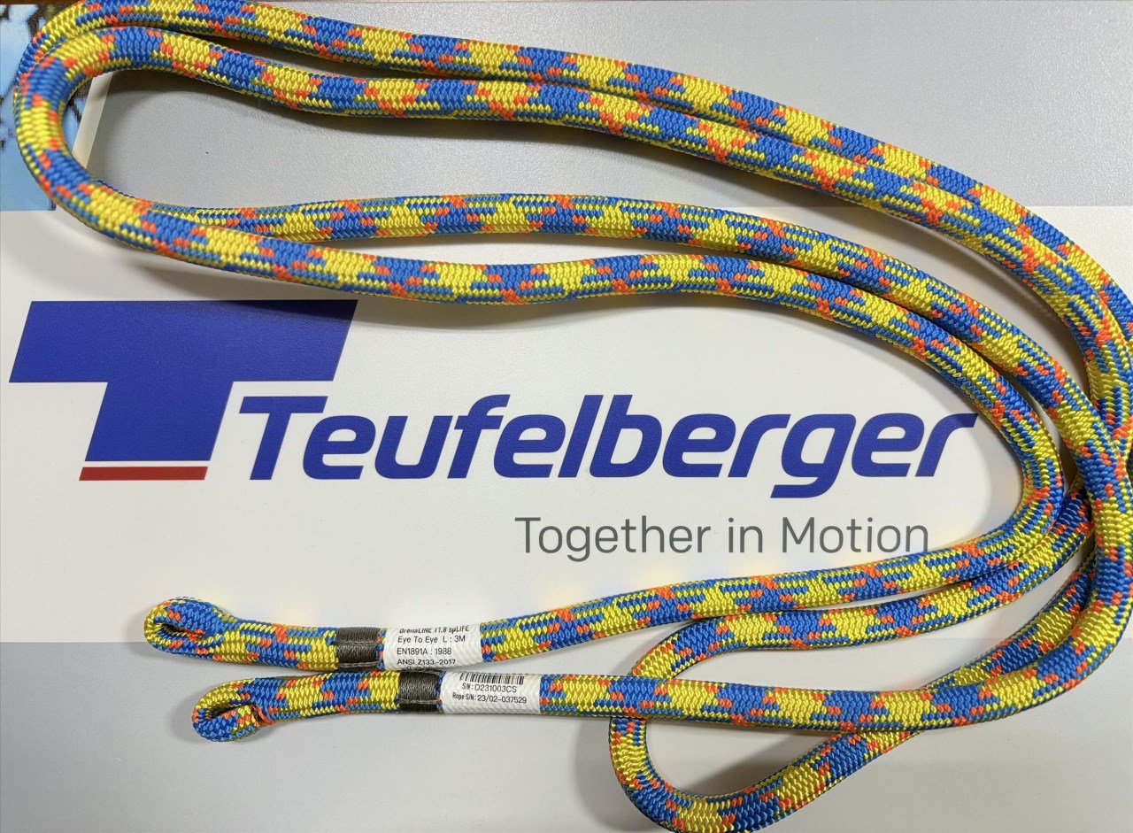Teufelberger 雙眼挽索繩 drenaLINE 11.8mm with double spLIFE 3m 5m