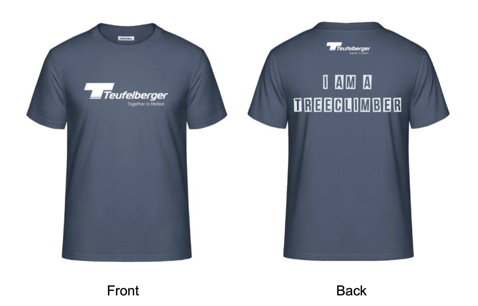 Teufelberger I am a tree climber 棉 T-shirt 藍色
