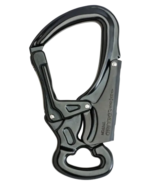 EDELRID DSG Triton Steel 系統登山扣 鉤環 黑色